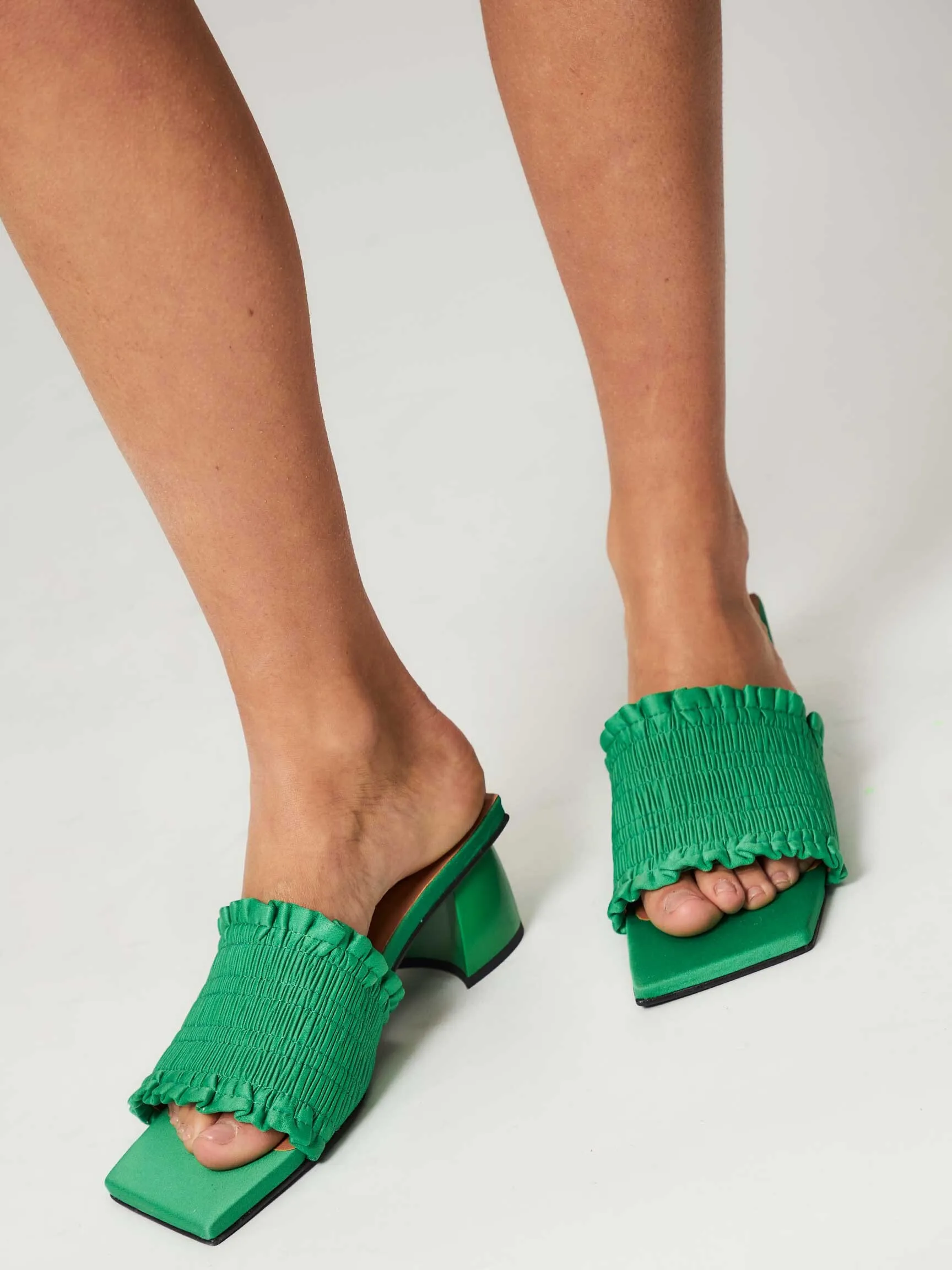 Ganni Leatherlook mules
