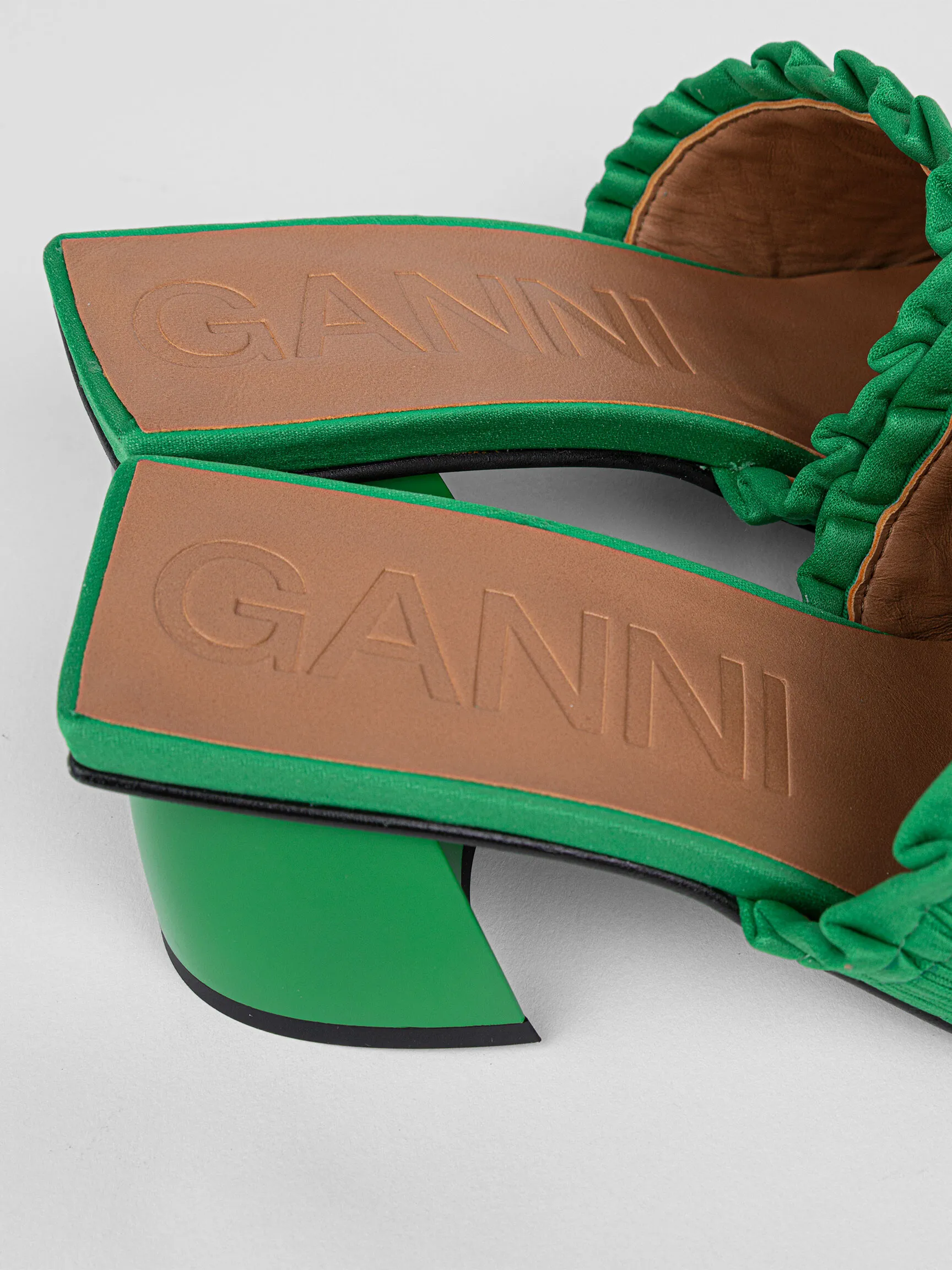 Ganni Leatherlook mules